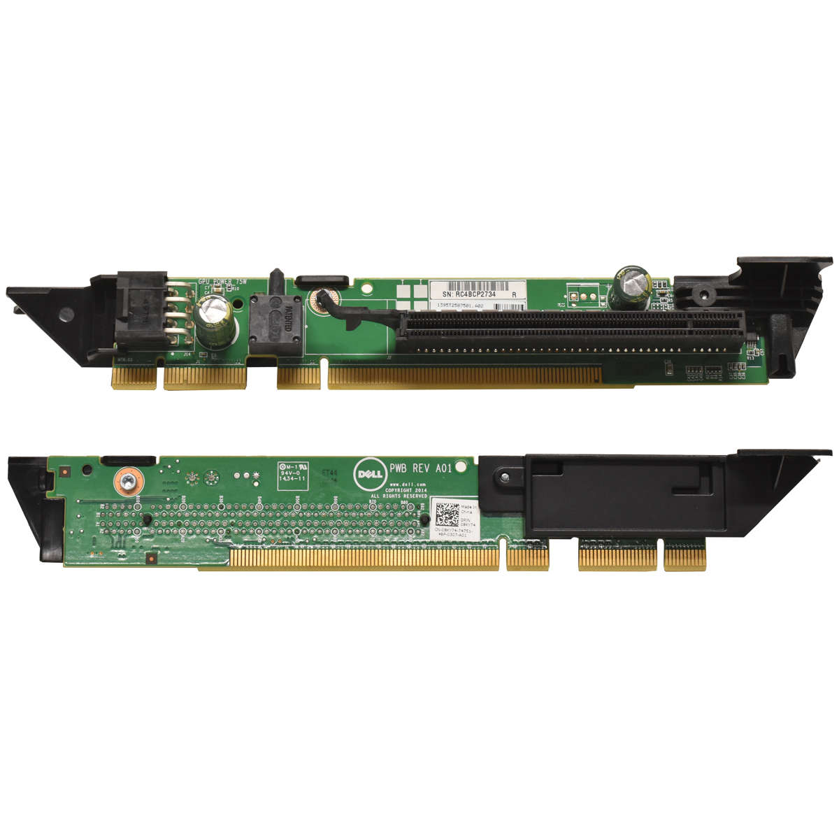 DELL-08KY74-06R1H1-Riser-3-Board-PCIe-x16-3-0-für-001.jpg DELL 08KY74 06R1H1 Riser 3 Board PCIe x16 3.0 für PowerEdge R630 GPU Power