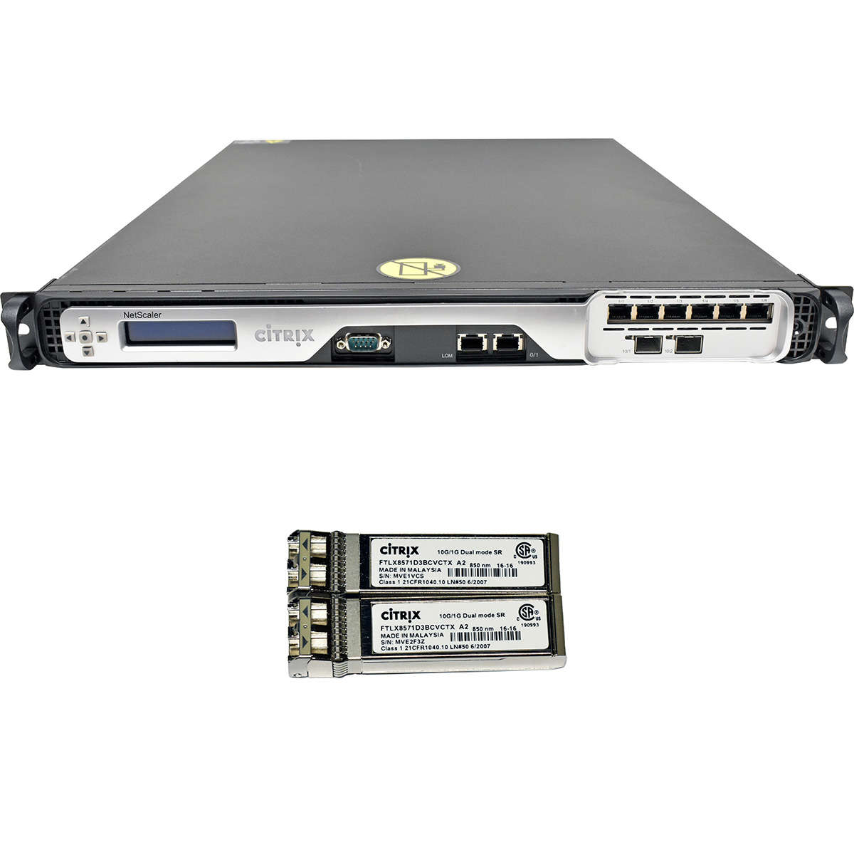 Citrix-Netscaler-MPX-8005-NS-2x10GE-SFP-6xCu-2x-Mi-001.jpg Citrix Netscaler MPX 8005 NS 2x10GE SFP+ 6xCu 2x Mini GBIC 2x PSU