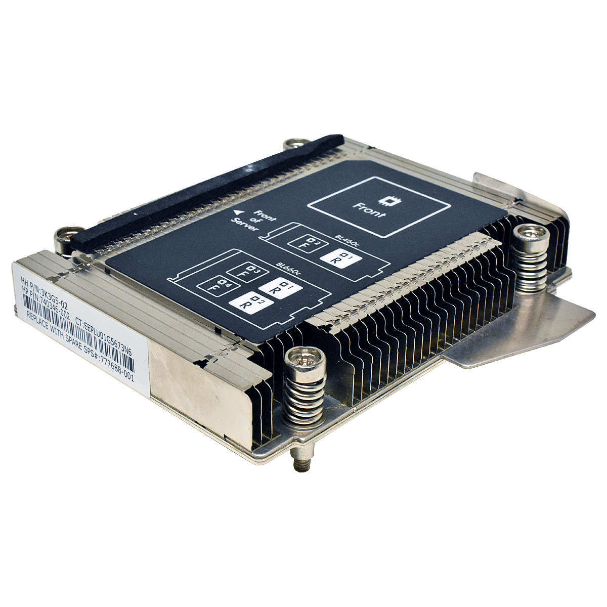HP-ProLiant-BL460c-Gen9-CPU-2-Heatsink-Kühler-PN-7-003.jpg HP ProLiant BL460c Gen9 CPU 2 Heatsink / Kühler PN: 740346-002 777688-001