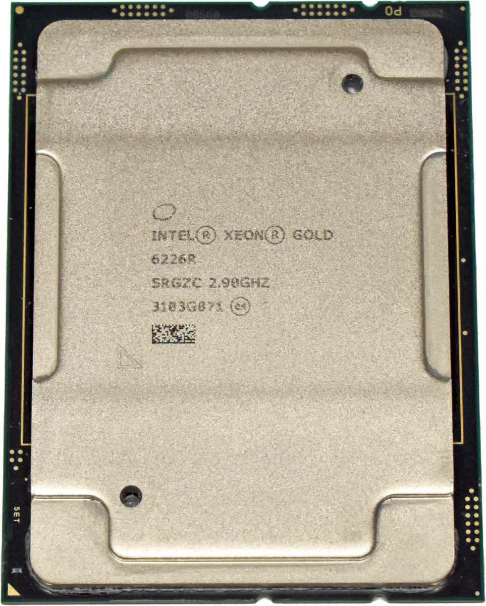 Intel Xeon Gold 6226R CPU Prozessor 2.90 GHz 16-Core 22 MB Cache SRGZC LGA3647 Intel Xeon Gold 6226R CPU Prozessor 2.90 GHz 16-Core 22 MB Cache SRGZC LGA3647