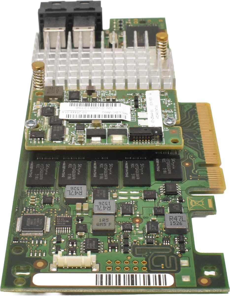 Fujitsu D3216-B13 GS2/GS3 EP420i 12Gb PCIe x8 RAID Controller +Cache +BBU 2x SAS Cable no Bracket