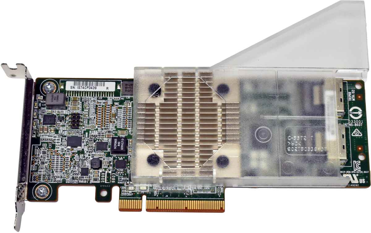 HP H240 Dual-Port 12Gb/s PCIe x8 SAS RAID Controller 726907-B21 726909-001 779134-001 LP HP H240 Dual-Port 12Gb/s PCIe x8 SAS RAID Controller 726907-B21 726909-001 779134-001 LP