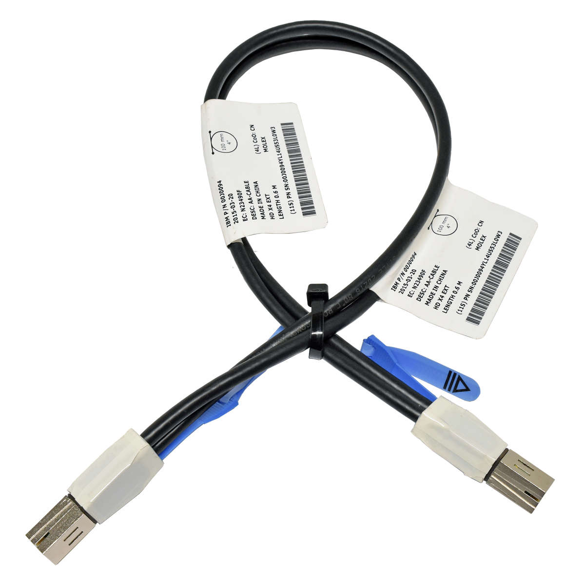 Datenkabel-0-6m-IBM-12G-Mini-SAS-HD-Kabel-00J0094-002.jpg Datenkabel 0,6m IBM 12G Mini SAS HD Kabel 00J0094 SFF-8644 - SFF-8644