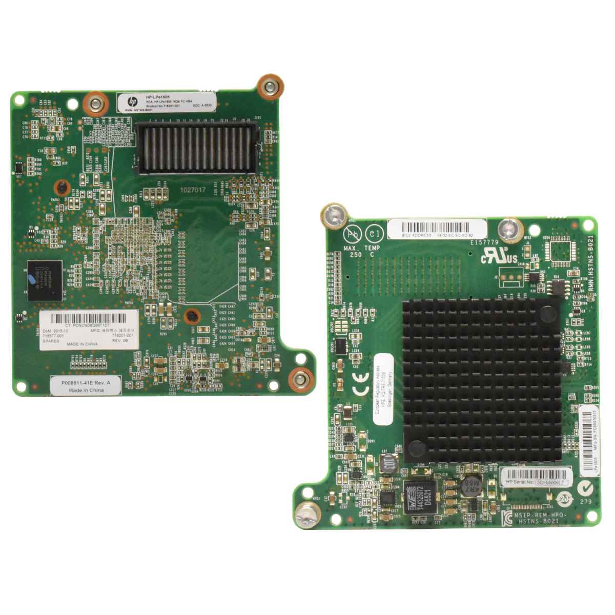 HP 718203-B21 Emulex LPe1605 16Gb Dual-Port FC HBA for BladeSystems G8-G10 NEW HP Emulex LPe1605 16Gb Dual-Port FC HBA for BladeSystem c-Class G9 718577-001