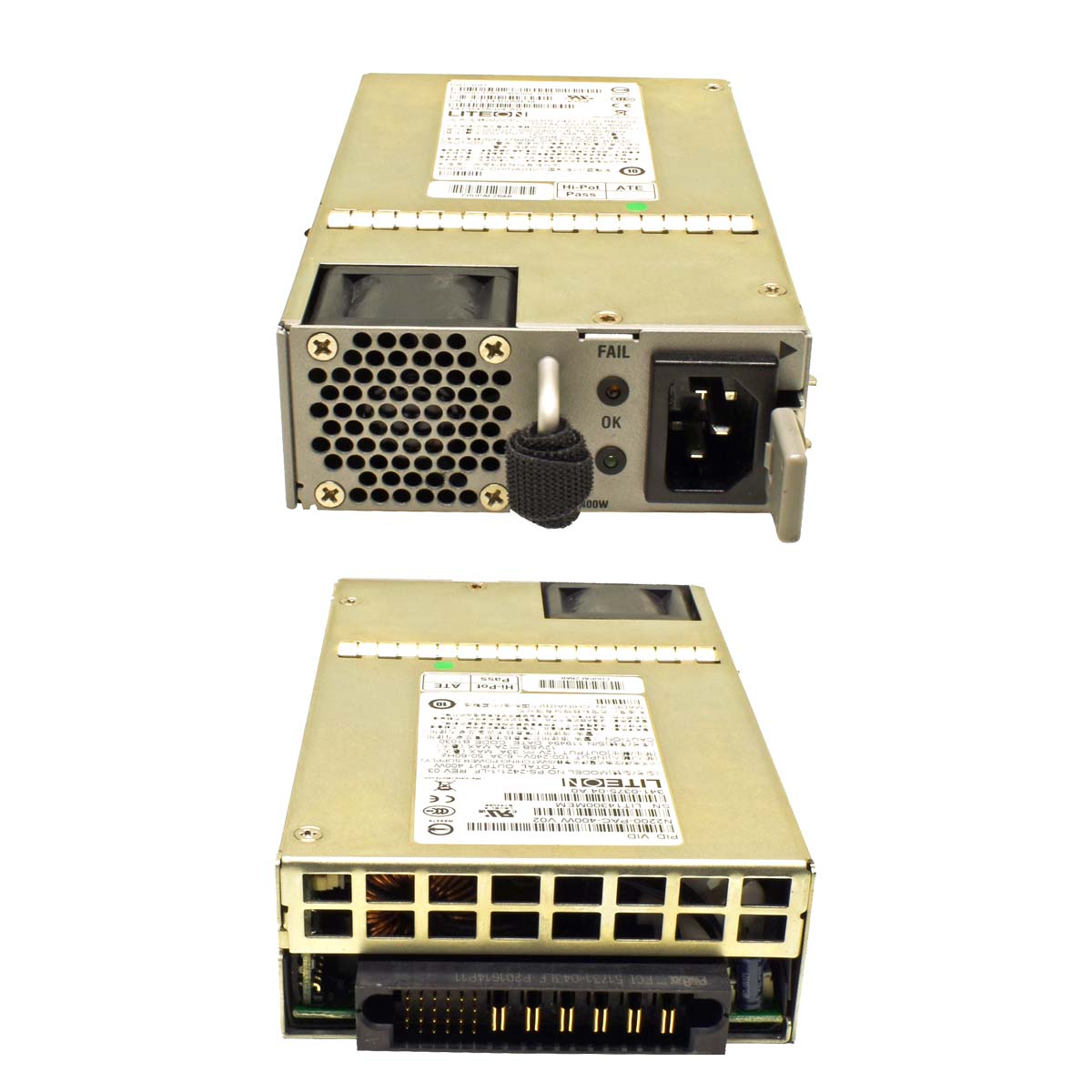 LiteOn N2200-PAC-400W Power Supply/Netzteil PS-2421-1-LF 341-0375-0X for Nexus 2224TP 2248TP Cisco LiteOn N2200-PAC-400W-B Power Supply/Netzteil 341-0436-03 für Nexus 2224TP 2248TP