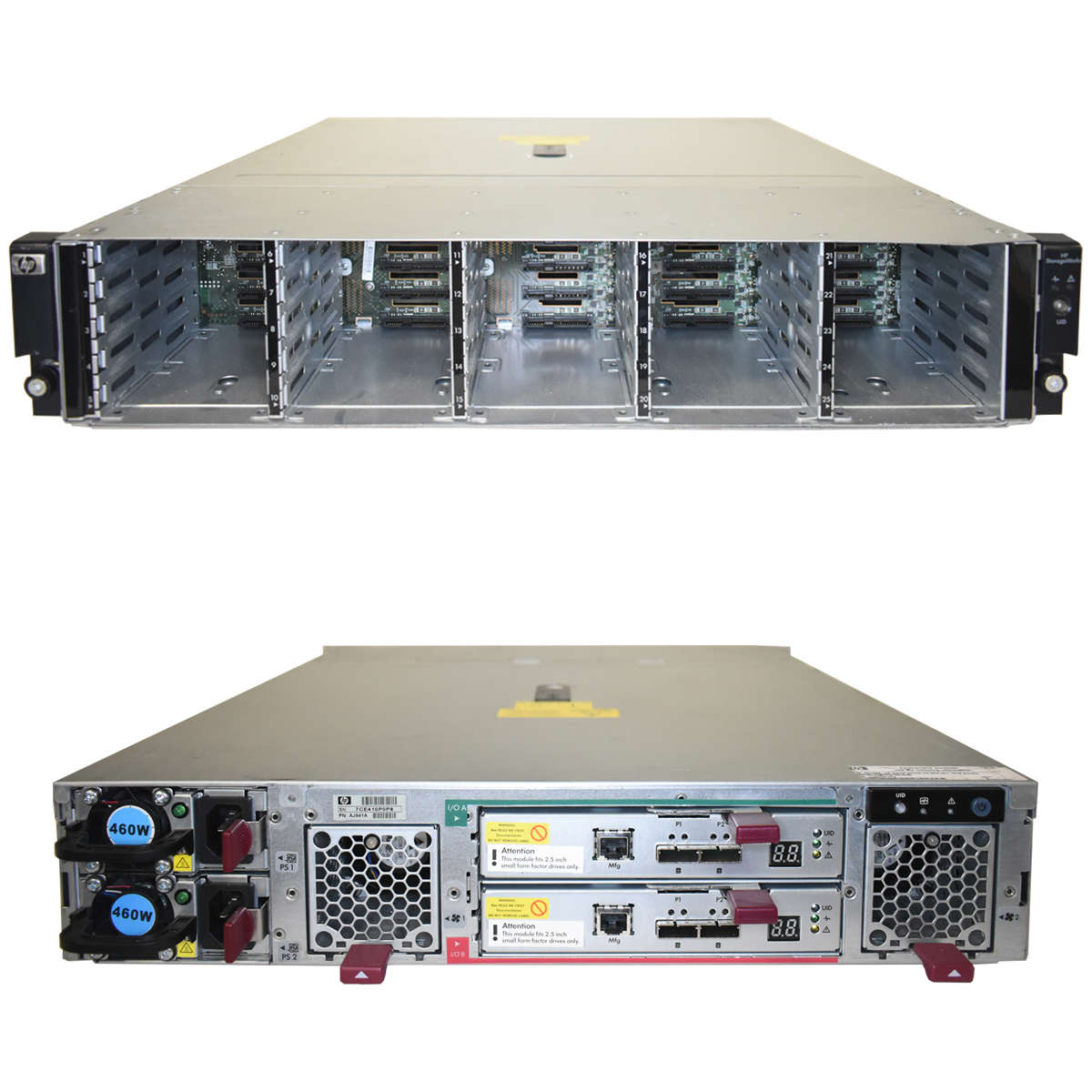 HP-StorageWorks-D2700-Disk-Enclosure-AJ941A-63002-003.jpg HP StorageWorks D2700 Disk Enclosure AJ941A-63002 25x 2,5" 450GB HDD (11,25TB)