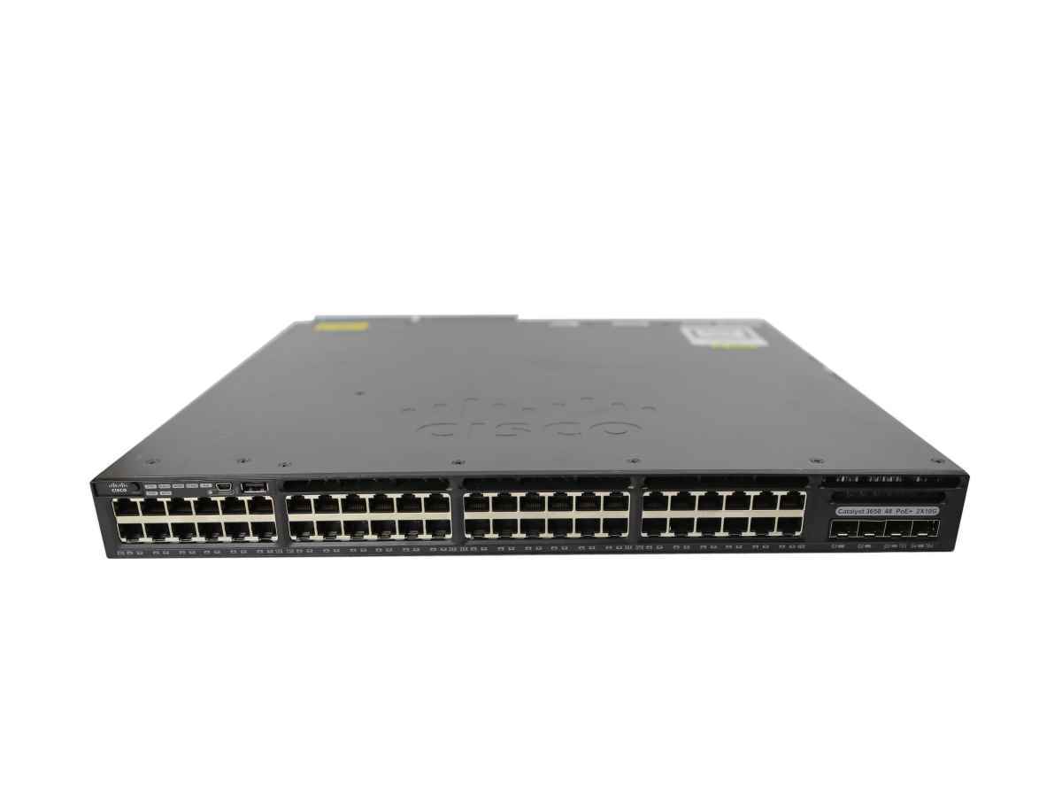 Cisco Catalyst WS-C3650-48FD-L 48-Port RJ-45 PoE+ GE Switch 2x 1G SFP 2x 10G SFP+