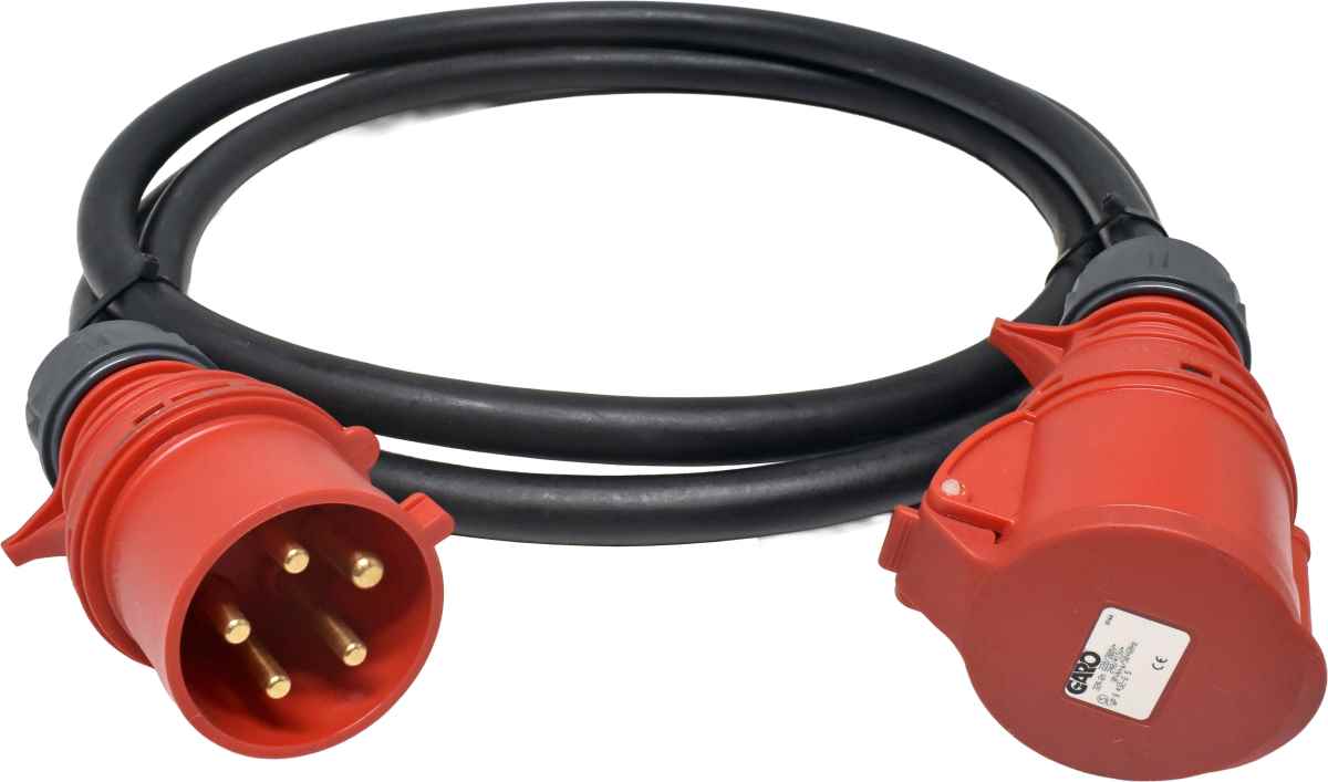 GARO Precso 432-6S 3m High Voltage Cable 32A H07RN schwarz