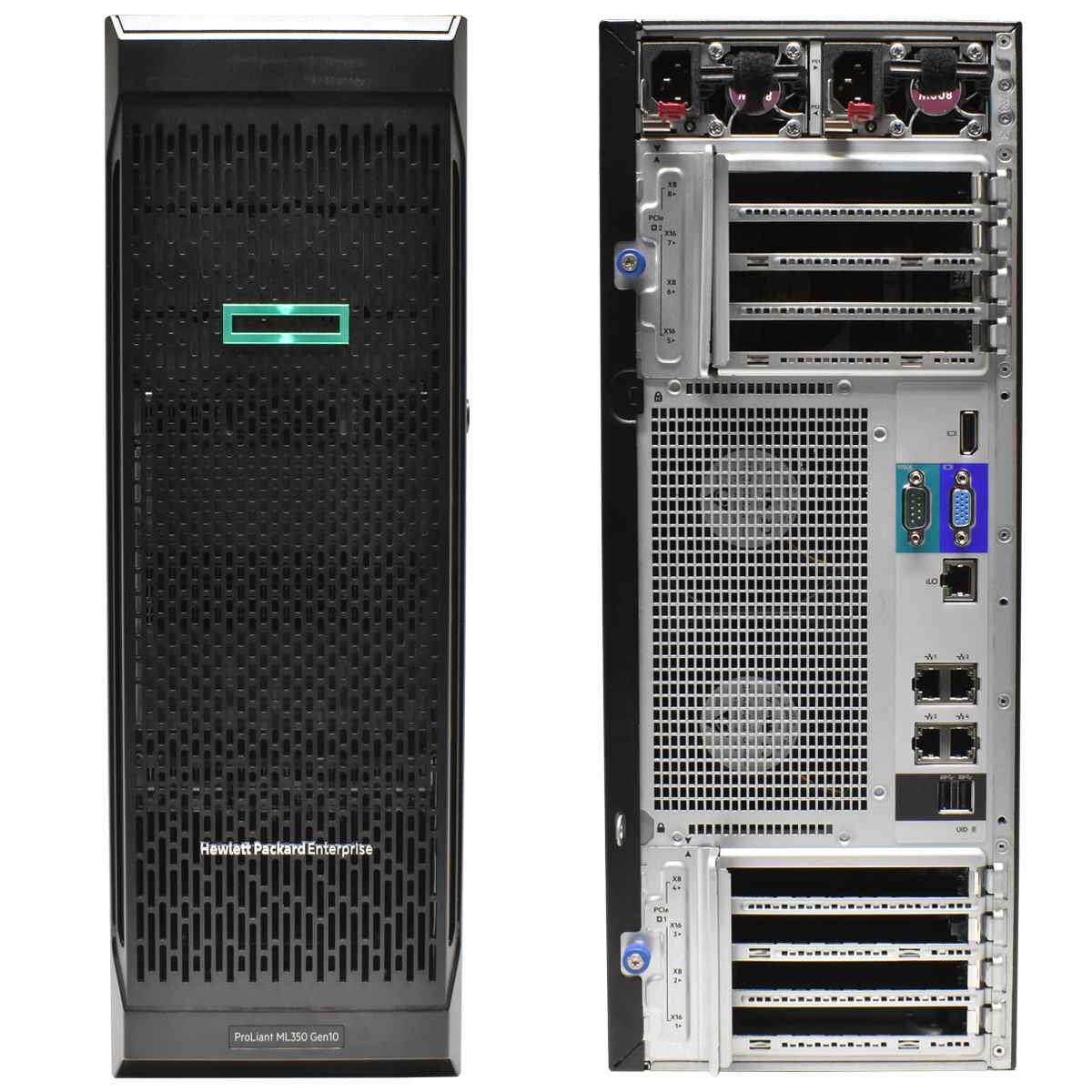 HP ProLiant ML350 G10 Tower Server 2x Gold 6126 CPU 256GB RAM P408i-a SR 8x SFF HP ProLiant ML350 G10 Tower Server 2x Gold 6126 CPU 256GB RAM P408i-a SR 8x SFF