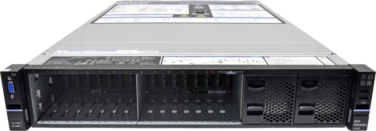 IBM QRadar xx48 Server ohne CPU 2x HS 0GB PC4 16x SFF M5210 4412Q3B