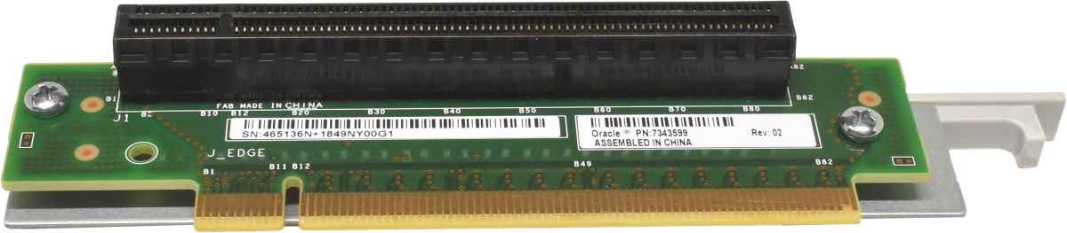 Sun Oracle Riser Card x1 Slot für X7-2, X8-2 7343599 7343589