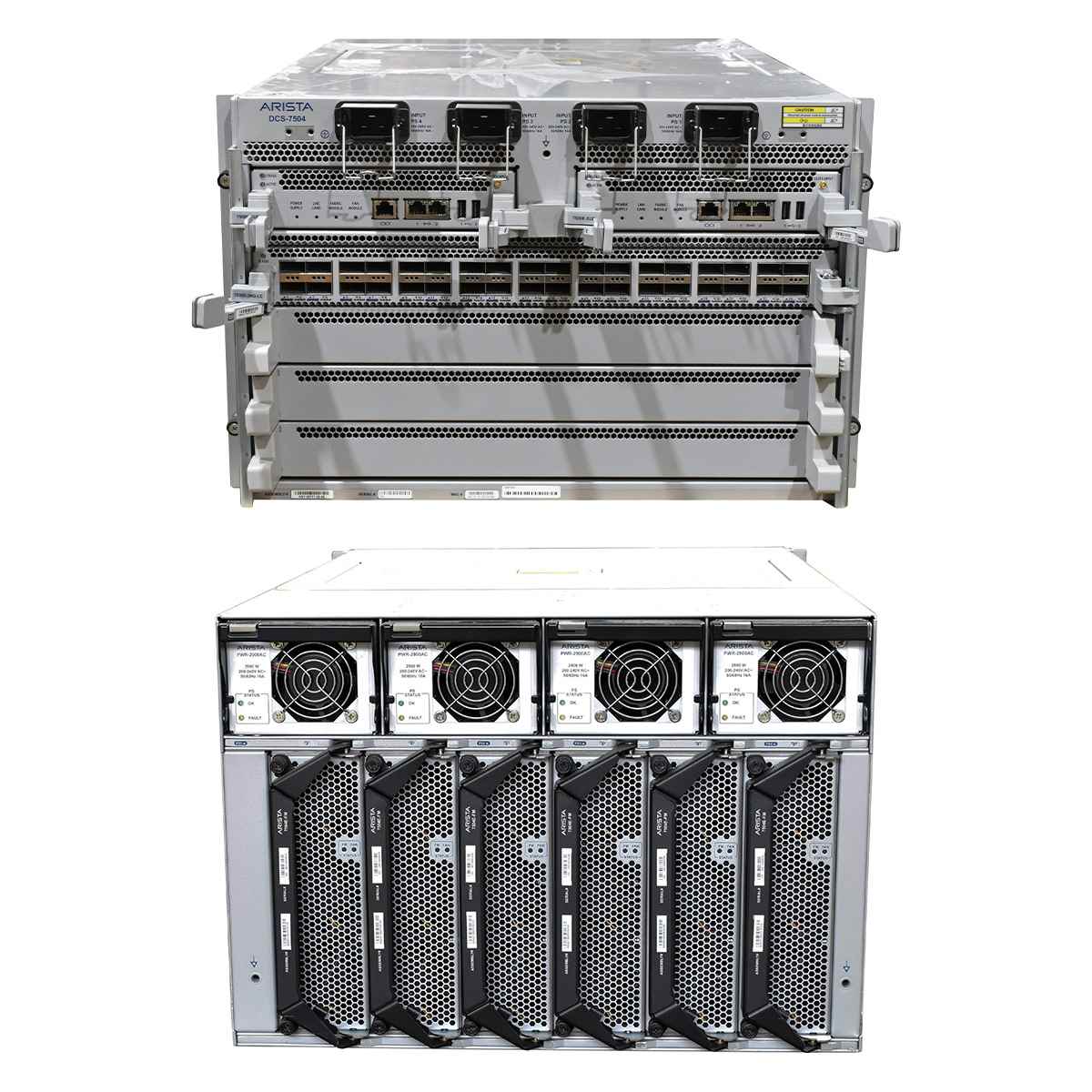 Arista DCS-7504 Data Center Switch +DCS-7500E-36Q-LC 2x DCS-7500E-SUP 4x PSU 6x FAN Arista DCS-7504 Data Center Switch +DCS-7500E-36Q-LC 2x DCS-7500E-SUP 4x PSU 6x FAN