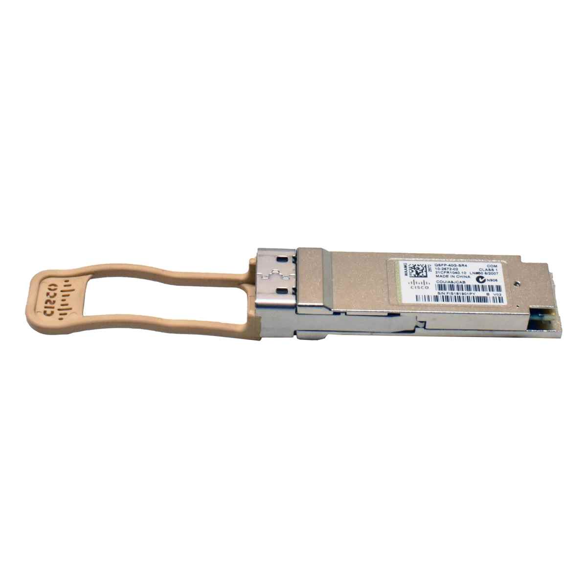 Cisco Original QSFP-40G-SR4 MMF 850nm MPO Connector Hot-Swappable QSFP Transceiver Module 10-2672-02 Cisco Original QSFP-40G-SR4 MMF 850nm MPO Connector Hot-Swappable QSFP Transceiver Module 10-2672-02