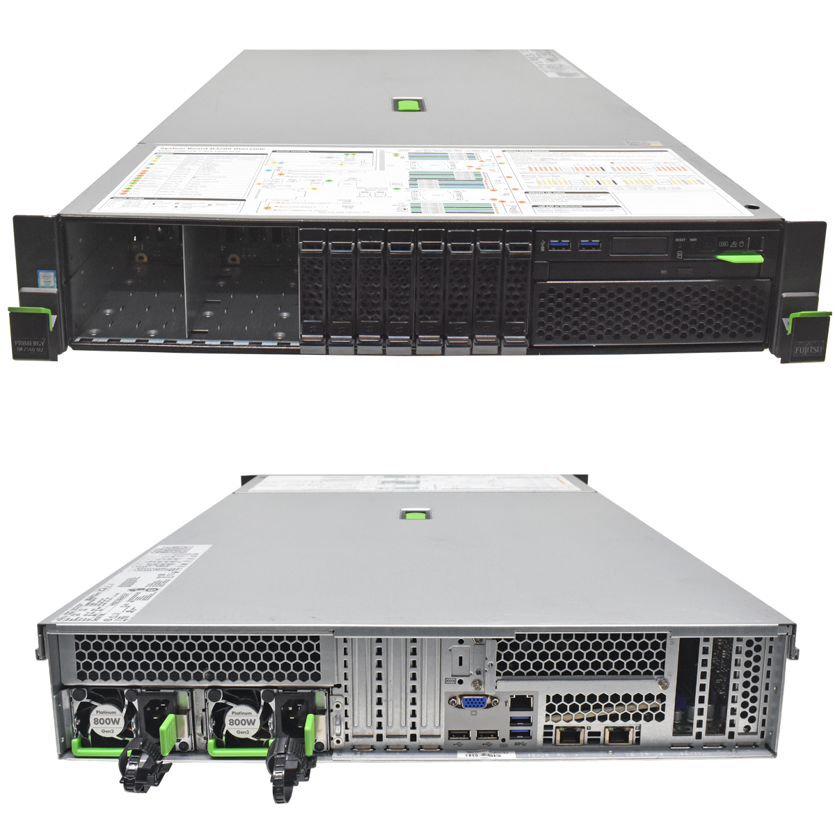 Fujitsu Primergy RX2540 M2 Server 2x E5-2630 V4 3.10GHz 32 GB PC4 8x SFF 2,5 Fujitsu Primergy RX2540 M2 Server 2x E5-2630 V4 3.10GHz 32 GB PC4 8x SFF 2,5