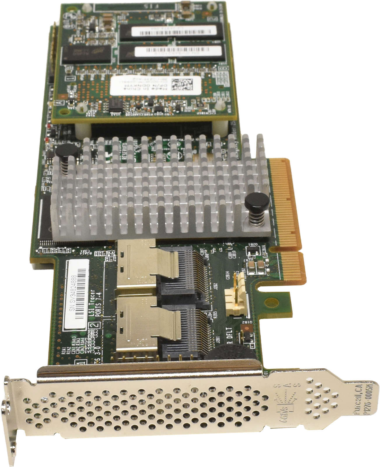 Dell-LSI-MR-SAS-9265-8i-6-Gb-s-1GB-PCIe-x8-RAID-Co-002.jpg Dell LSI MR SAS 9265-8i 6 Gb/s 1GB PCIe x8 RAID Controller 0DNKYM +Kabel LP C6220