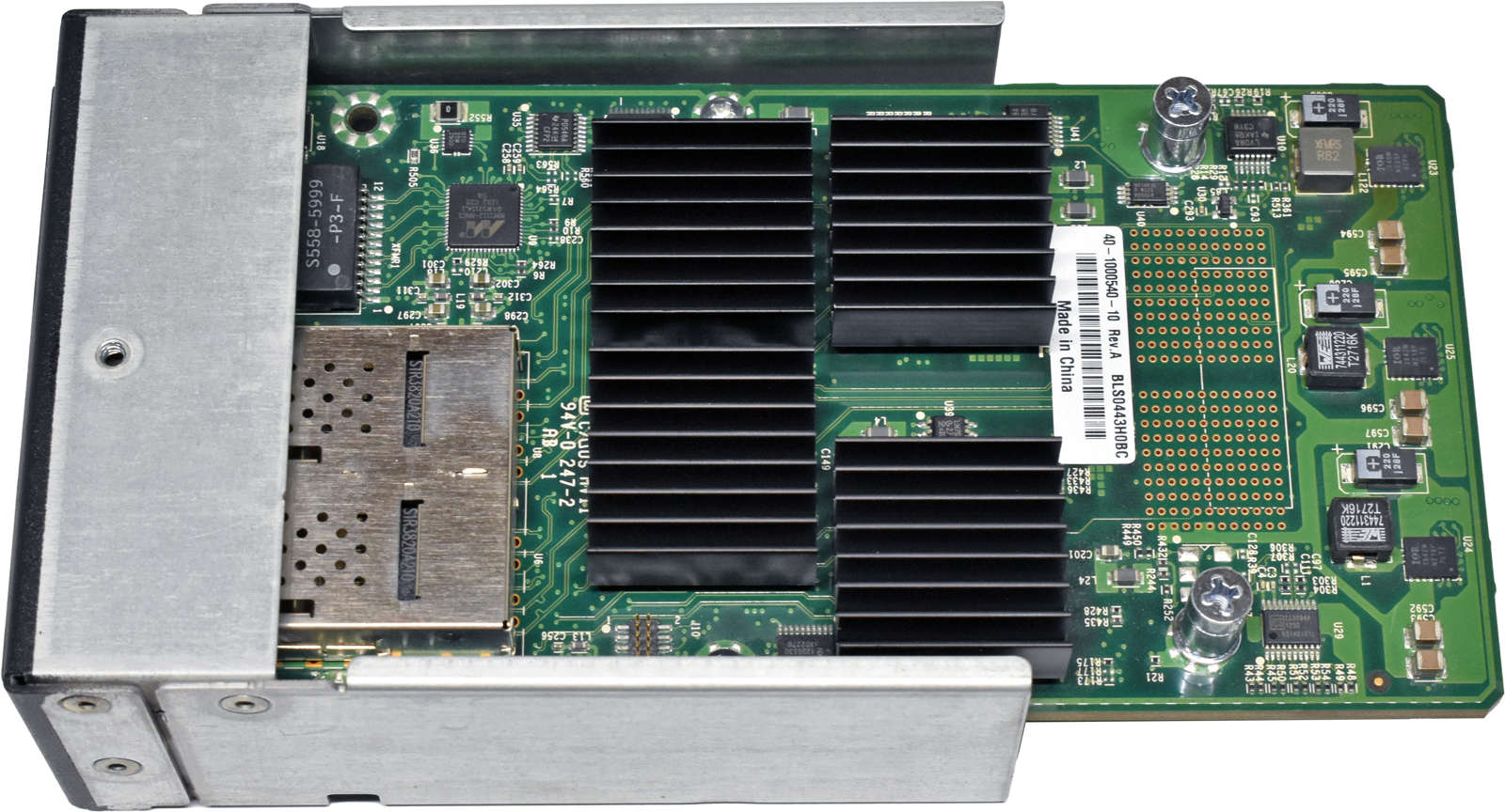 Brocade-ICX-6610-48P-40-1000540-10-4-Port-40G-QSFP-003.jpg Brocade ICX 6610-48P 40-1000540-10 4-Port 40G QSFP Uplink Module