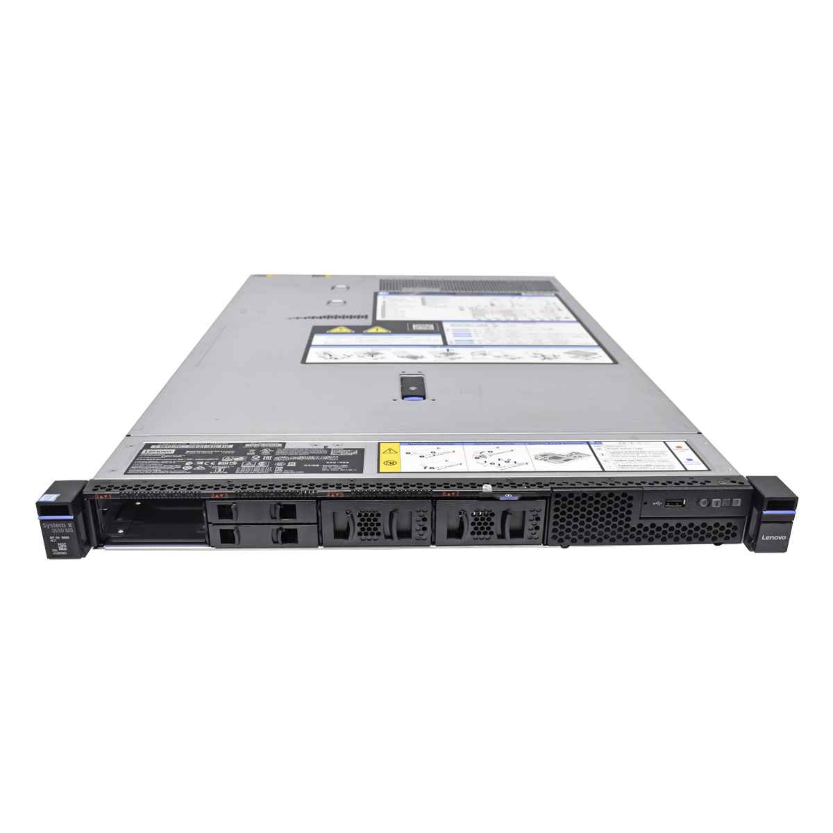 Lenovo System x3550 M5 Server Barebone no CPU no DDR4 2x Heatsink M1215 4x SFF 2,5