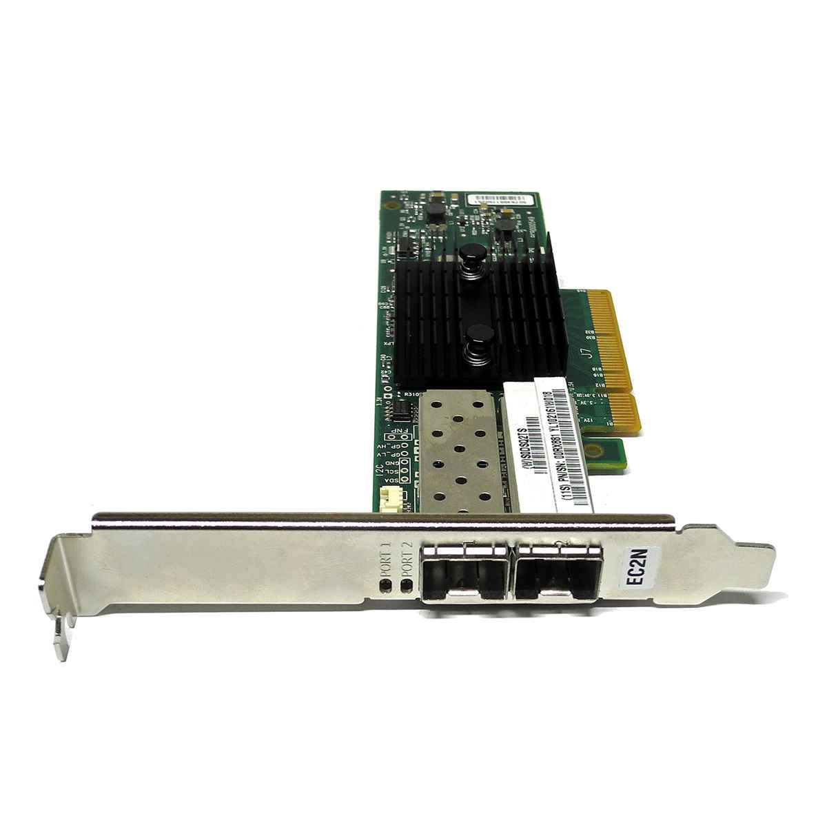IBM EC2N Dual-Port 10Gb PCIe x8 FC NIC&RoCE Adapter FP for Power8 System 00RX875 IBM EC2N Dual-Port 10Gb PCIe x8 FC NIC&RoCE Adapter FP for Power8 System 00RX875