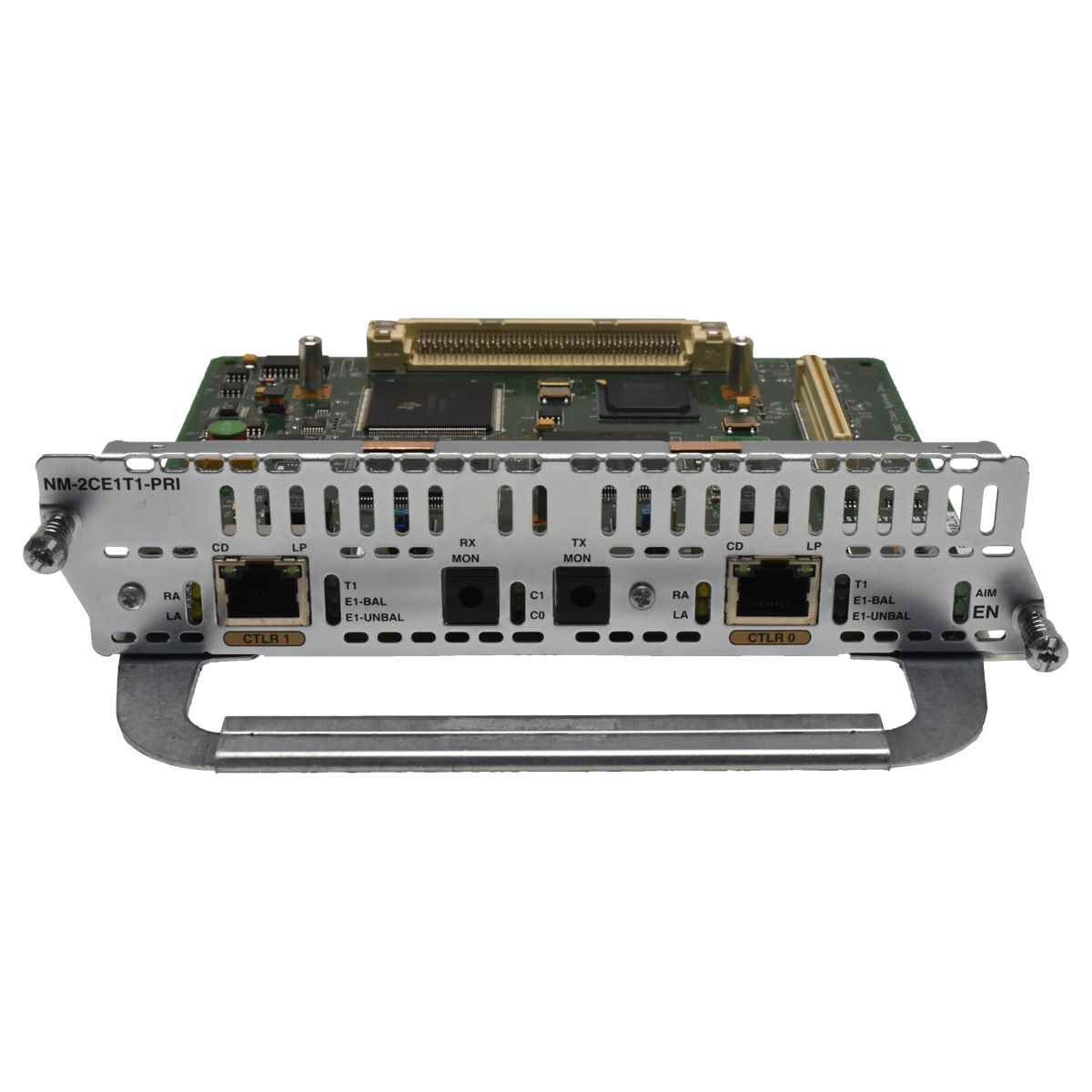 Cisco NM-2CE1T1-PRI 2pt Channelized E1/T1/ISDN-PRI Network Module 800-21551-02