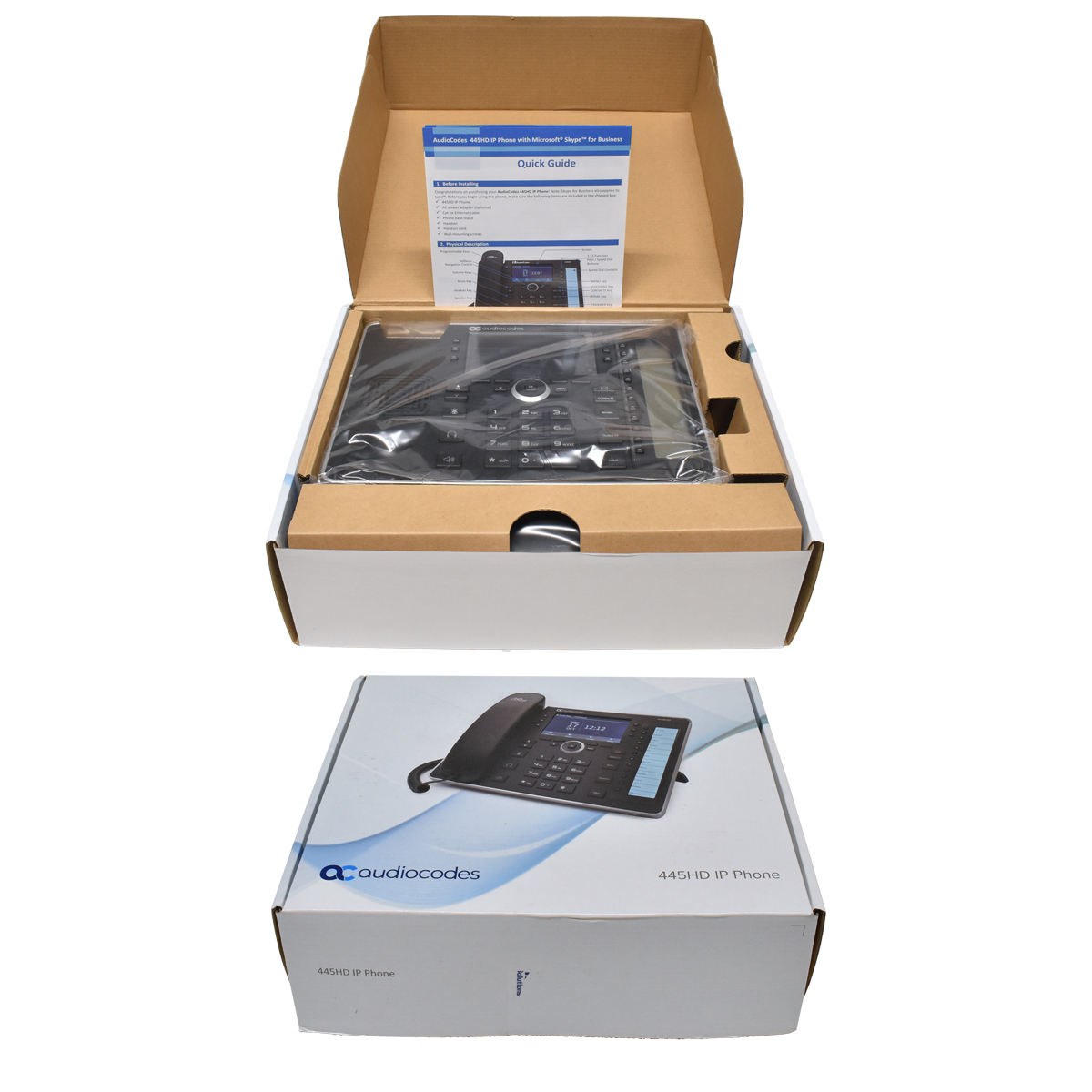 AudioCodes 445HD IP Phone GGWV00649 UC445HDEG-BW !!Neu, in geöffneter originaler Verpackung!! AudioCodes 445HD IP Phone GGWV00649 UC445HDEG-BW !!Neu, in geöffneter originaler Verpackung!!