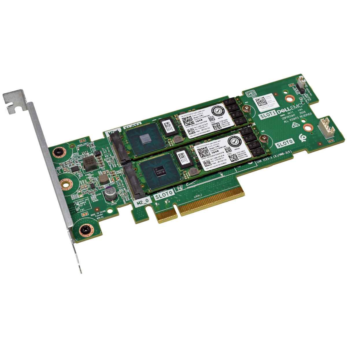 Dell 2x 480GB 07FXC3 SSD PCIe 2x M.2 Boss Adapter Karte 07HYY4