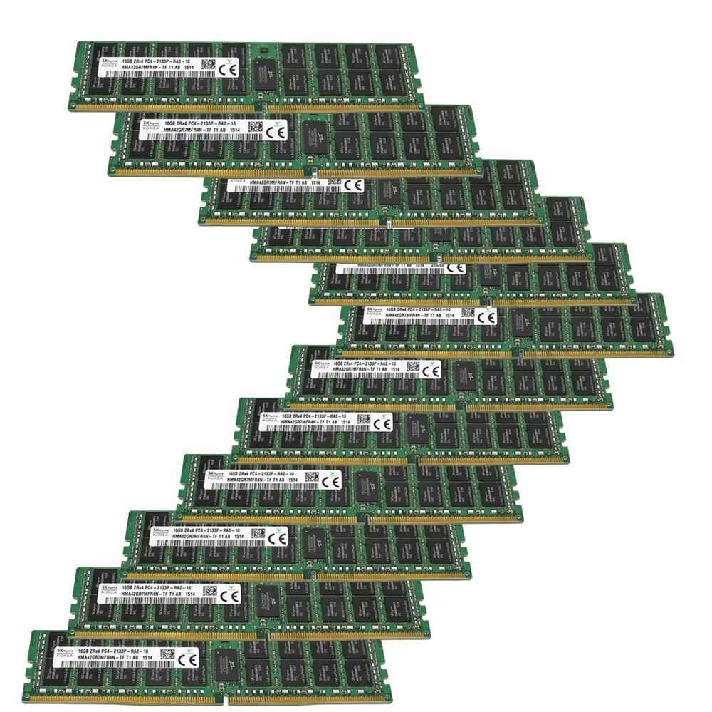 192 GB HP SKhynix 12x 16GB 2Rx4 PC4-2133P DDR4 RAM 752369-081 774172-001 192 GB HP SKhynix 12x 16GB 2Rx4 PC4-2133P DDR4 RAM 752369-081 774172-001