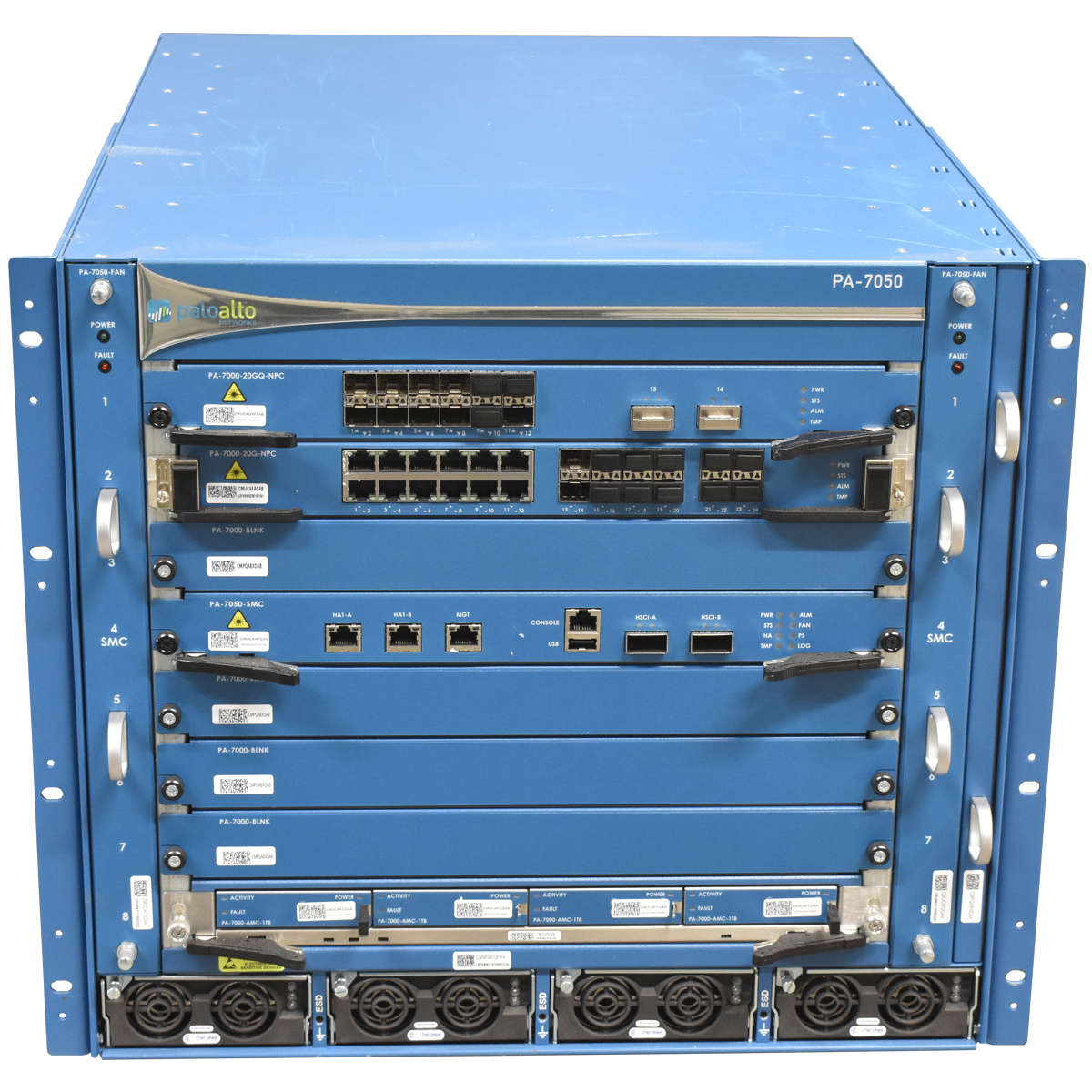 Palo-Alto-Networks-Firewall-PA-7050-12Ports-SFP-10-002.jpg Palo Alto Networks Firewall PA-7050 12Ports SFP+ 10G 2Ports QSFP+ 40G LPC 4x 1TB