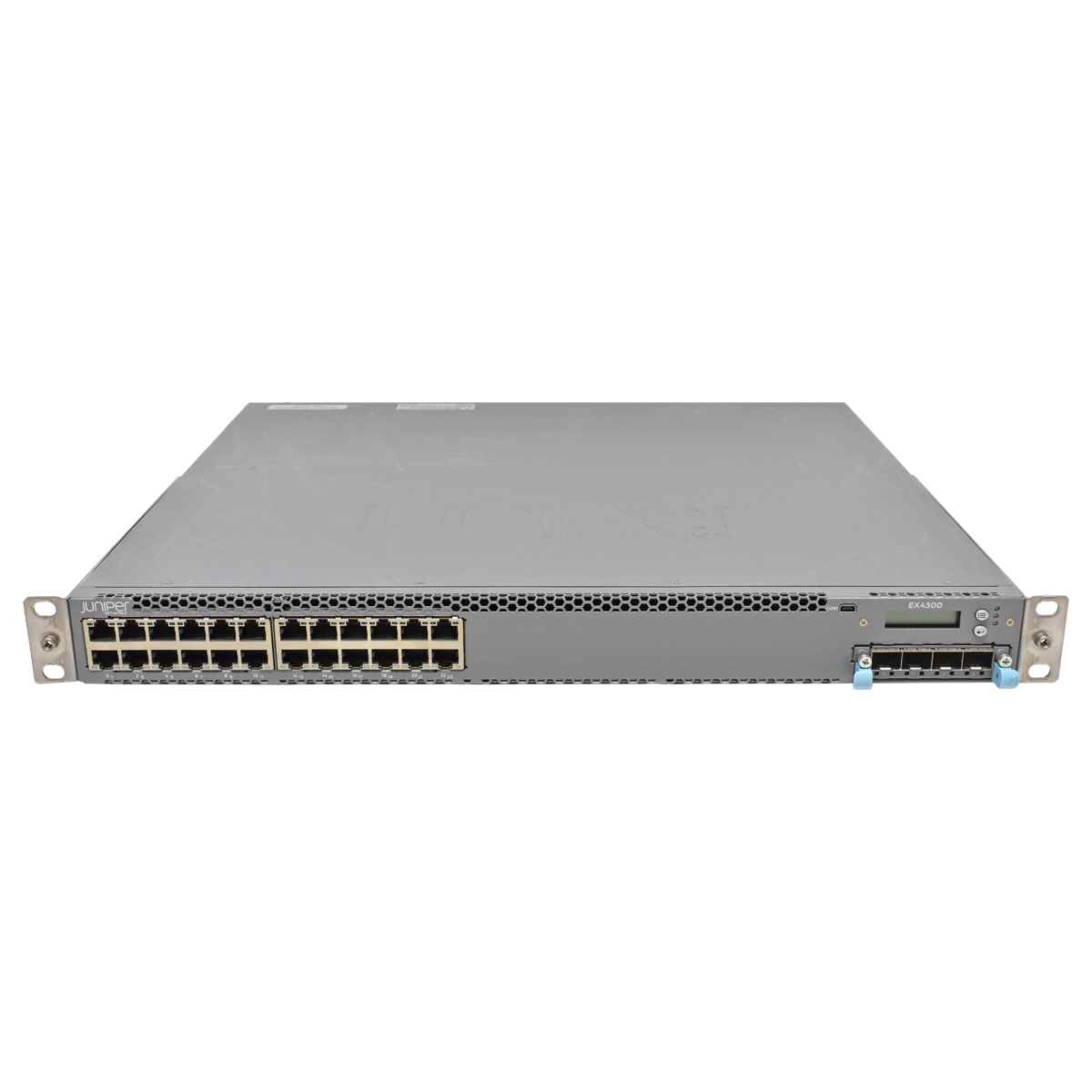 Juniper EX4300-24T 24-Port Stackable Gigabit Ethernet Switch 4xQSFP+ 10G Modul 611-044925 Juniper EX4300-24T 24-Port Stackable Gigabit Ethernet Switch 4xQSFP+ 10G Modul 611-044925