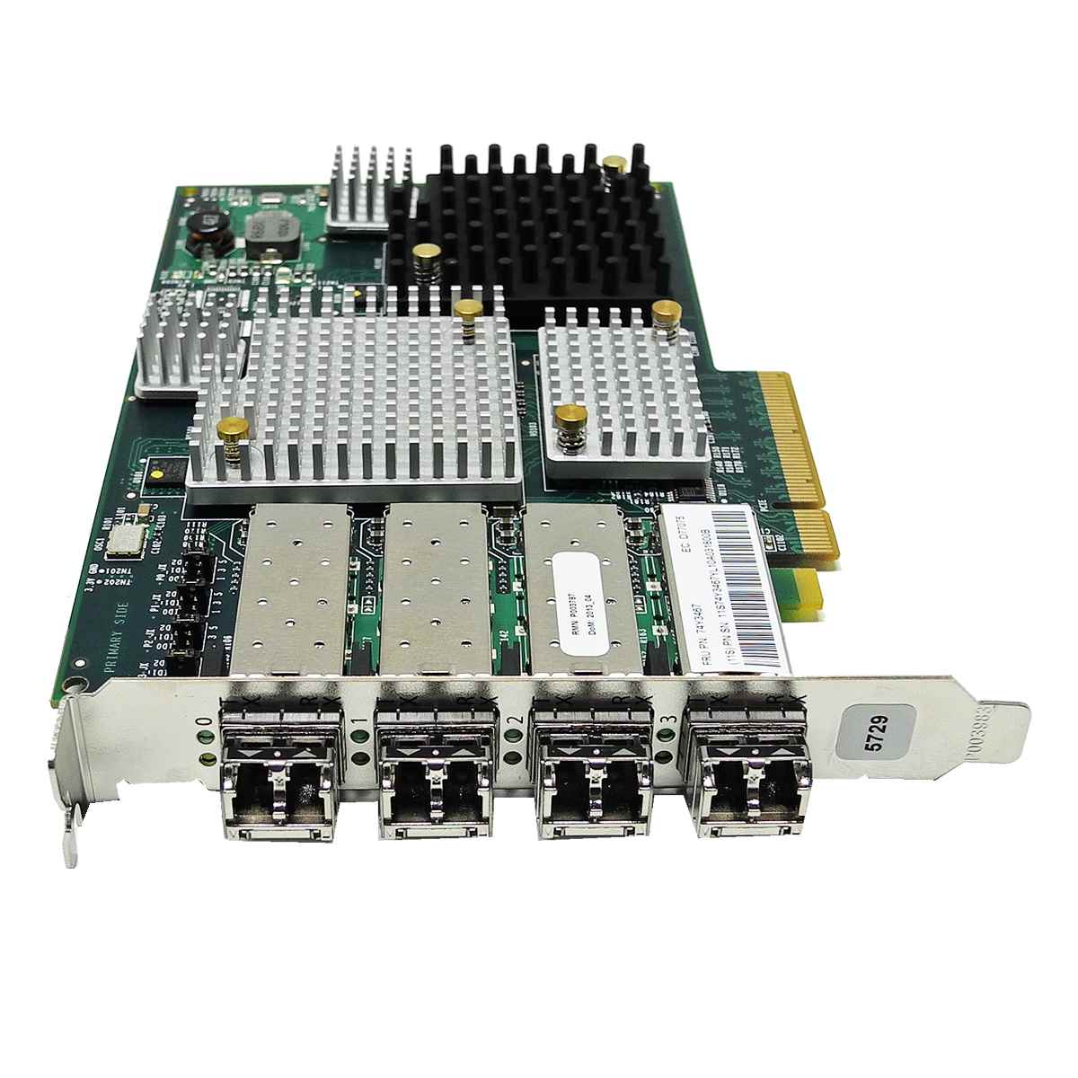 IBM 5729 Emulex LPE12004 Quad-Port 8Gb PCIe x8 FC Server Adapter 74Y3467 FP IBM 5729 Emulex LPE12004 Quad-Port 8Gb PCIe x8 FC Server Adapter 74Y3467 FP