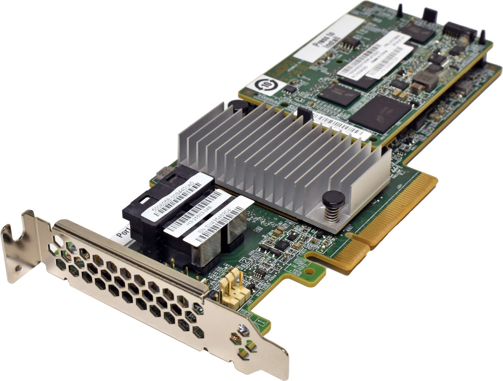 IBM ServeRAID M5210 12G RAID Controller 46C9111 SAS Kabel 2GB Cache BBU LP