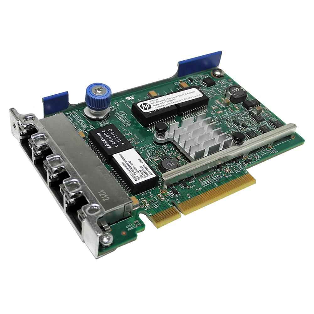 HP 331FLR 4-Port PCIe x8 Gigabit Ethernet Network Adapter 629133-001 634025-001 HP 331FLR 4-Port PCIe x8 Gigabit Ethernet Network Adapter 629133-001 634025-001