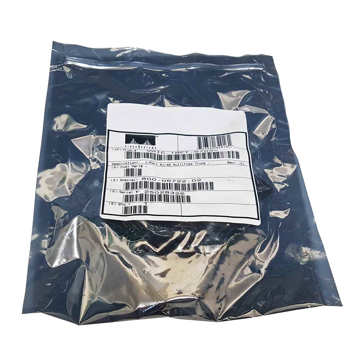 Cisco VWIC-1MFT-G703 1-Port Multiflex Voice/WAN Interface Card 800-06722-01 A0 Cisco VWIC-1MFT-G703 1-Port Multiflex Voice/WAN Interface Card 800-06722-01 A0