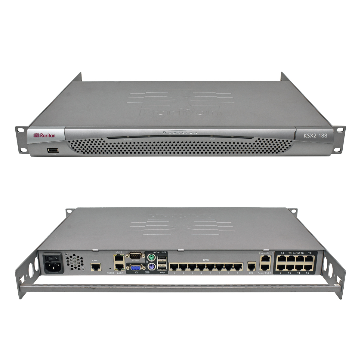 Raritan Dominian DKSX2-188 8 Serial - 8 KVM Port Remote Management Switch