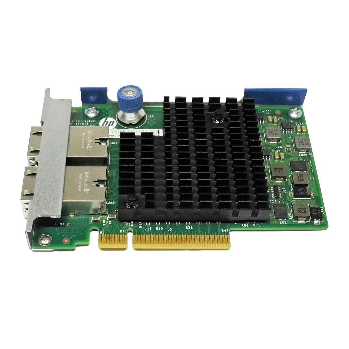HP 561FLR-T 2-Port 10GbE PCI-Express x8 Network Adapter 700697-001 701525-001 HP 561FLR-T 2-Port 10GbE PCI-Express x8 Network Adapter 700697-001 701525-001
