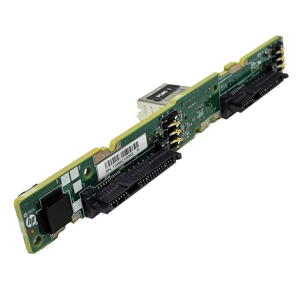 HP ProLiant DL360 G9 2 x 2.5" SAS/SATA Backplane 743456-001 775401-001 HP 2 x 2.5" SAS/SATA Backplane 743456-001 775401-001 DL360 Gen9 Gen10