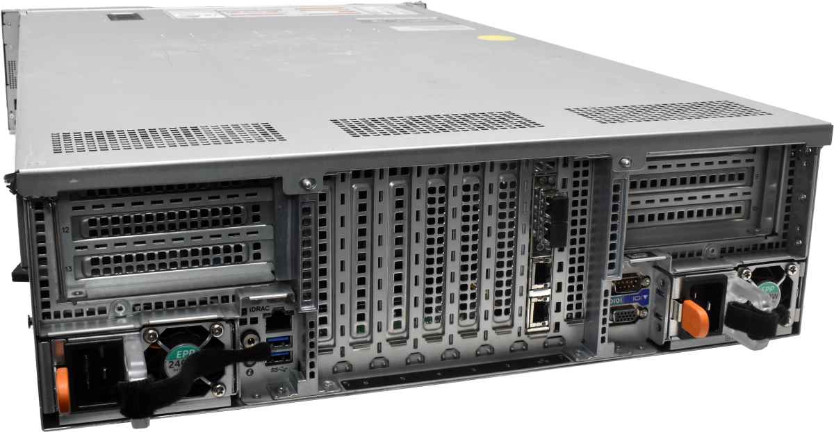 Dell PowerEdge R940 no CPU no PC4 no HDD H740p I350 X710 24x SFF 2,5 Dell PowerEdge R940 no CPU no PC4 no HDD H740p I350 X710 24x SFF 2,5