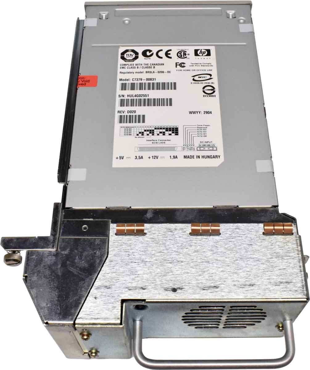 HP StorageWorks MSL5000 MSL6000 Tape Drive Ultrium 460 LTO2 BRSLA-0206-DC C7379-00831 +FAN 331225-001 HP StorageWorks MSL5000 MSL6000 Tape Drive Ultrium 460 LTO2 BRSLA-0206-DC C7379-00831 +FAN 331225-001