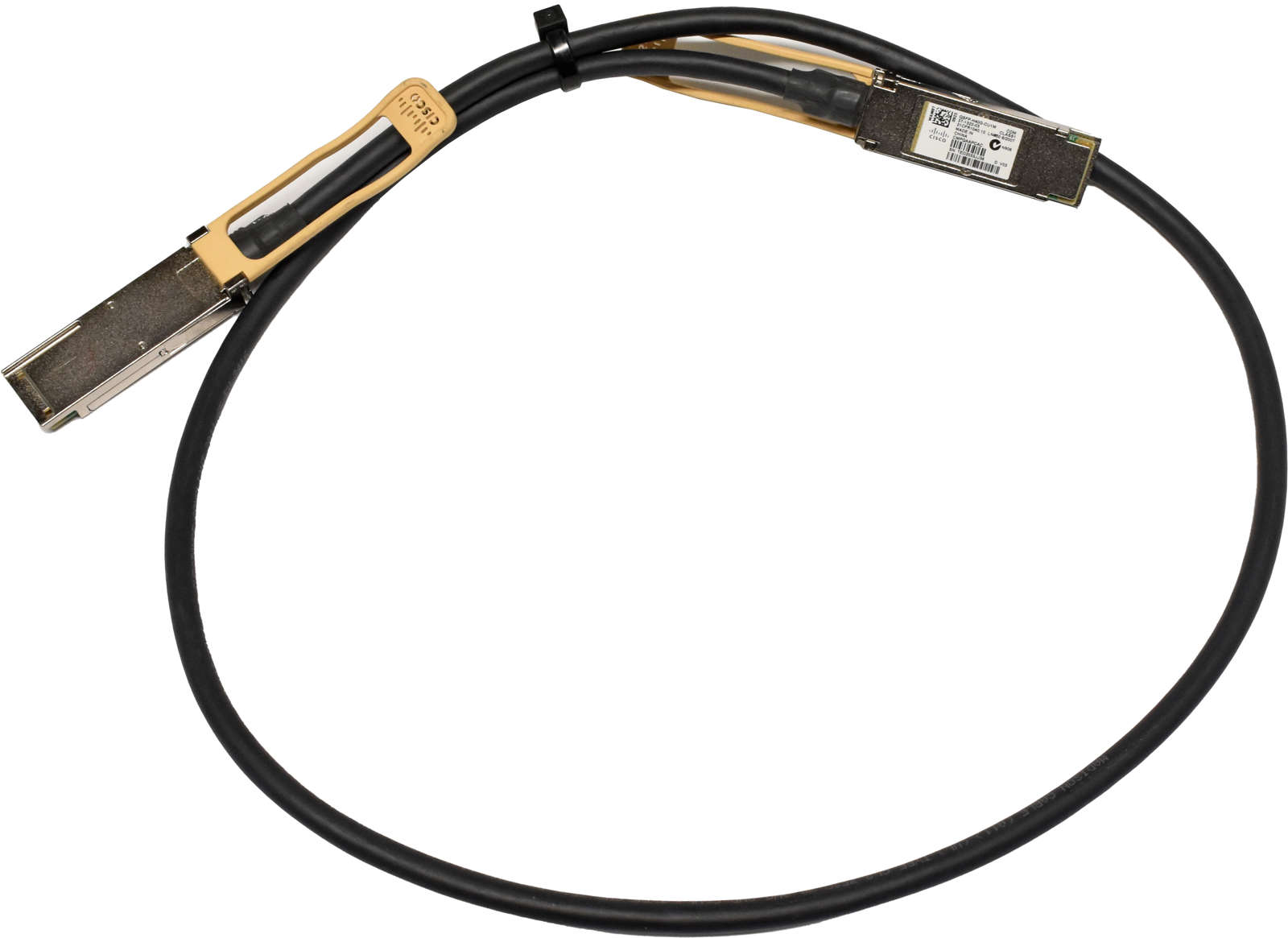 Cisco-QSFP-H40G-CU1M-37-1322-03-37-1322-02-1m-40G-001.jpg Cisco QSFP-H40G-CU1M 37-1322-03 37-1322-02 1m 40G Passive Copper DAC Data Cable QSFP+ - QSFP+