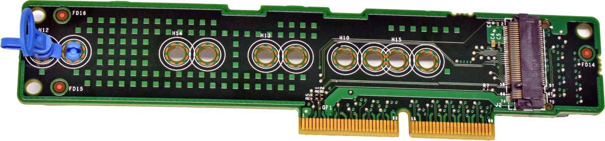 Dell 0YMHK4 PWA RSR M.2 Riser Card Dell 0YMHK4 PWA RSR M.2 Riser Card Server