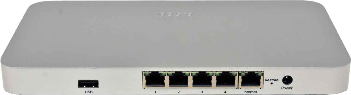 Cisco Meraki MX64-HW 600-32010-B 5-Port RJ-45 GE Cloud Managed Firewall no PSU no Antennas Cisco Meraki MX64-HW 600-32010-B 5-Port RJ-45 GE Cloud Managed Firewall no PSU no Antennas
