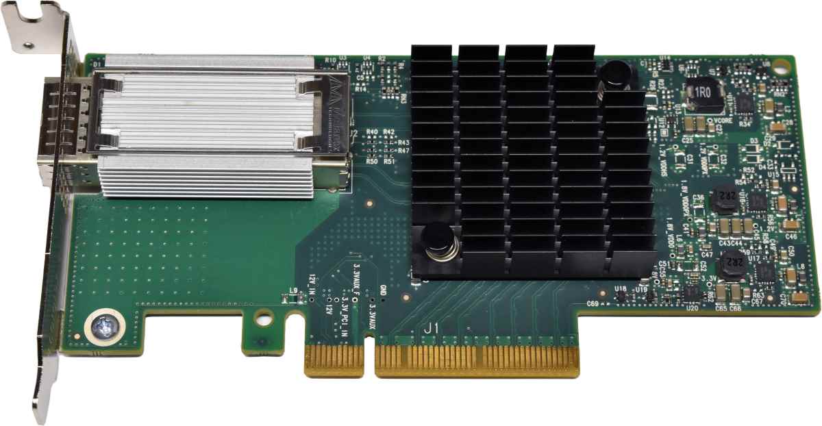 Mellanox Lenovo ConnectX CX4131A 1-Port NIC 50G QSFP28 PCIe 3.0 x16 00MM953 LP