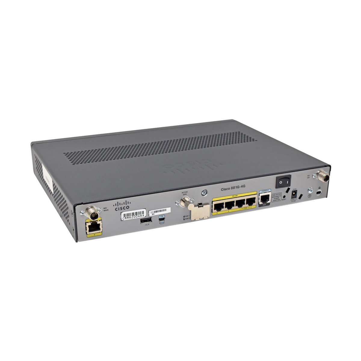 Cisco C881G-4G-GA-K9 4-Port Fast Ethernet Integrated Services Router + Netzteil + Antenne
