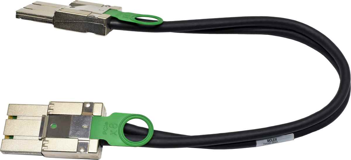 Juniper Molex 74546-0840 45cm Stack Cable + Locking Juniper Molex 74546-0840 45cm Stack Cable