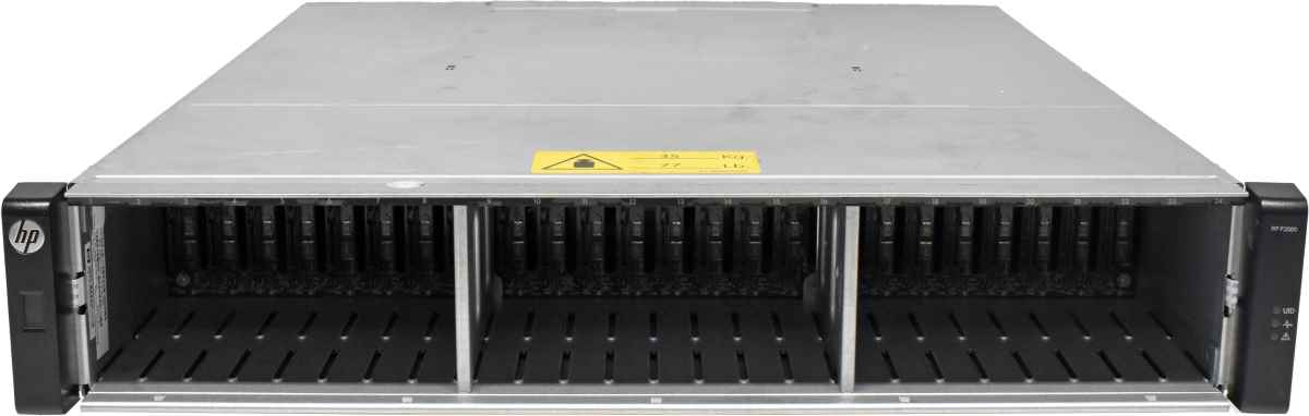 HP StorageWorks P2000 AW594B 2x Controller AW592B 24x SFF Bay 2x PSU no HDDs HP StorageWorks P2000 AW594B 2x Controller AW592B 24x SFF Bay 2x PSU no HDDs