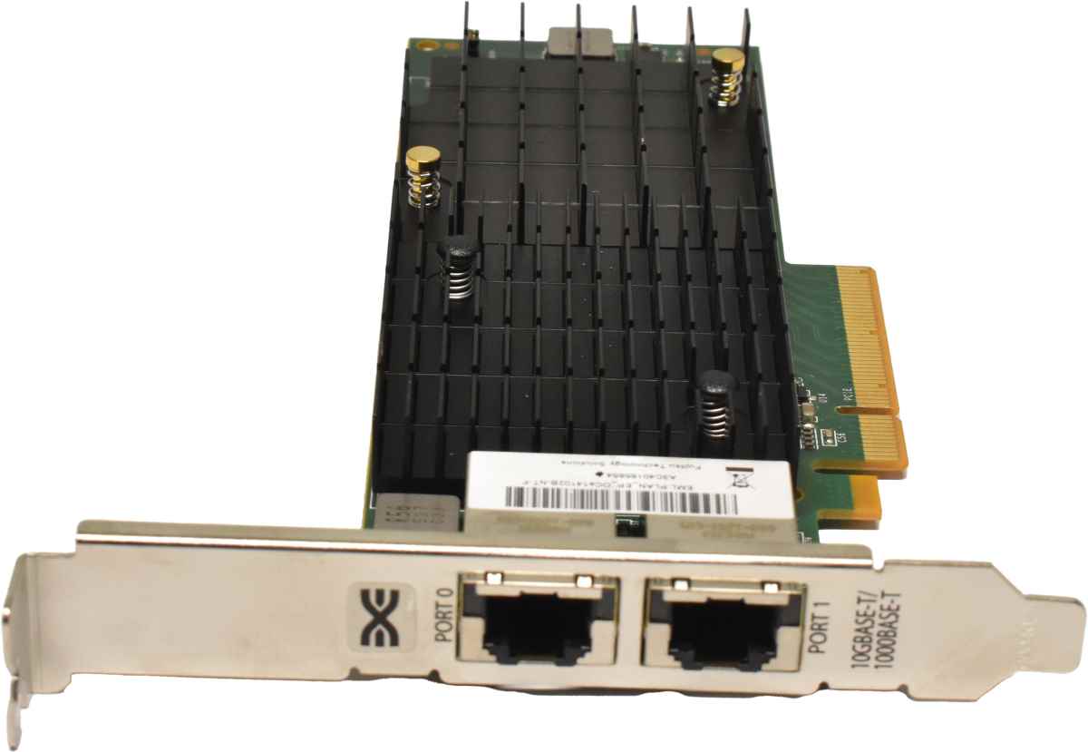 Fujitsu 10GbE Dual-Port Netzwerkadapter PCIe RJ45 A3C40185854 OCe14102B-NT-F FP