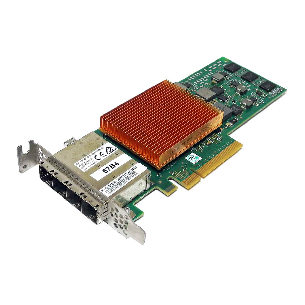IBM 57B4 Quad-Port 6G SAS RAID Controller PCIe3 x8 für Power8 System 01DH504 IBM 57B4 Quad-Port 6G SAS RAID Controller PCIe3 x8 für Power8 System 01DH504