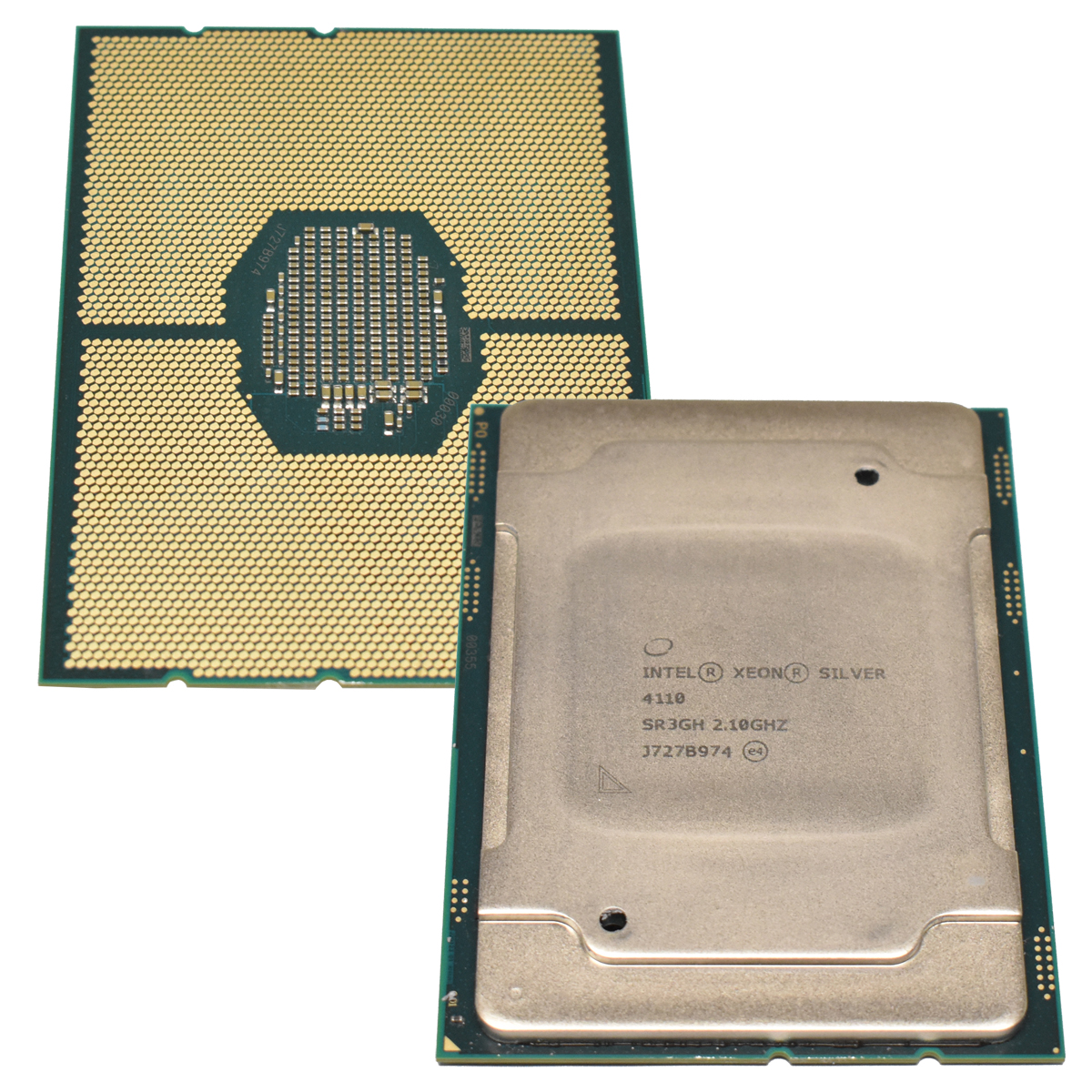 Intel Xeon Silver 4110 Processor 11MB L3 Cache 2.10 GHz 8-Core FCLGA3647 SR3GH Intel Xeon Silver 4110 Processor 11MB L3 Cache 2.10 GHz 8-Core FCLGA3647 SR3GH