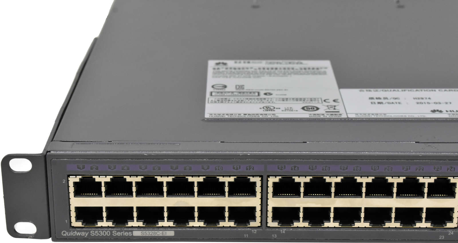Huawei Quidway S5300 Series S5328C-EI 24-Port RJ-45 GE Switch +Module LS5D00E4GF01 +Rack Ears
