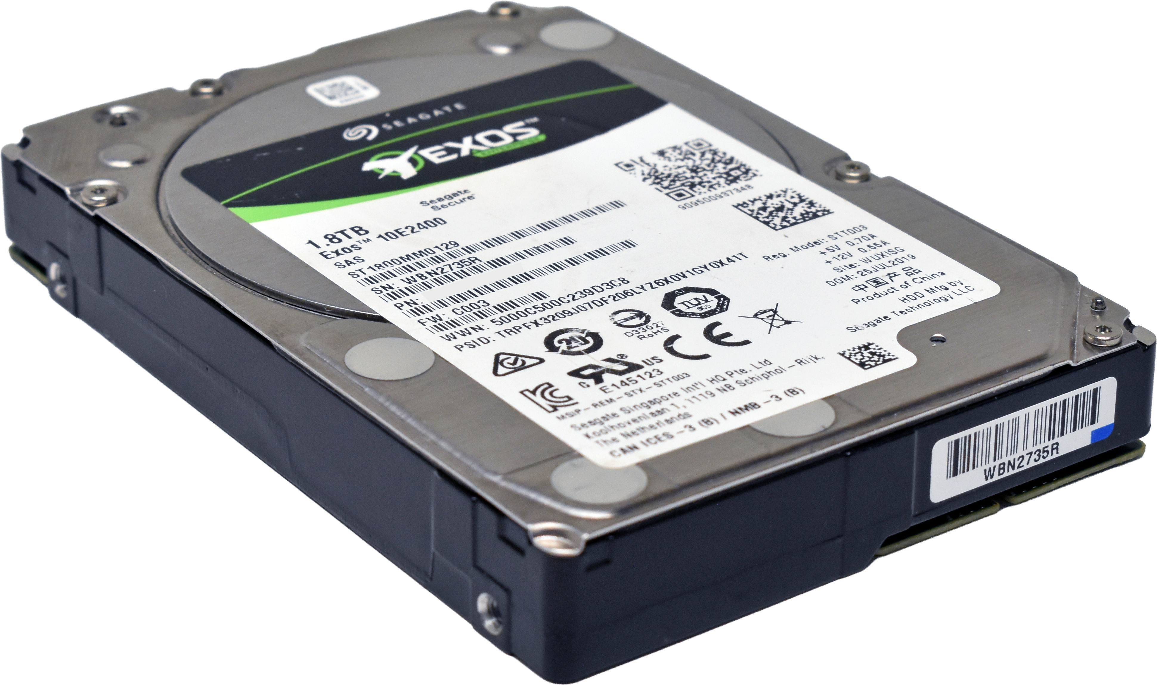 Seagate Exos 1.8TB Festplatte 2.5 Zoll SAS 12Gbps RPM 10K ST1800MM0129