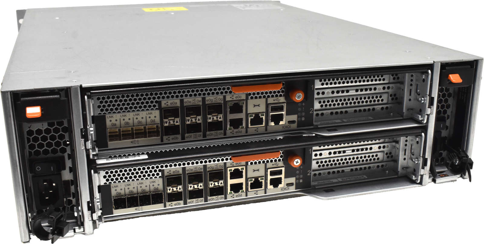NetApp-Storage-AFF-A300-2x-D-1587-256GB-PC4-2x-Con-005.jpg NetApp Storage AFF A300 2x D-1587 256GB PC4 2x Controller 111-02493 ohne Frontblende #1